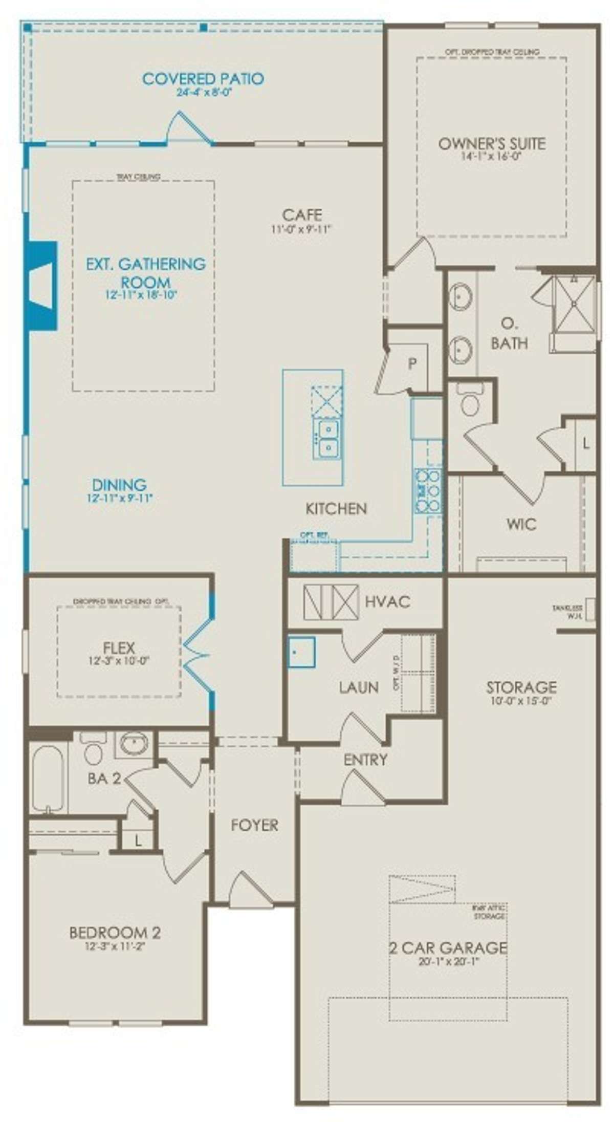 Actual Home Layout = 1,939 Sq Feet