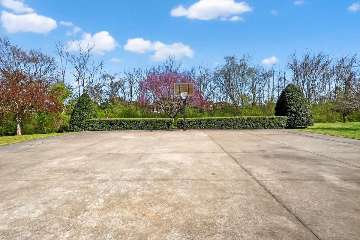 Community basketball court