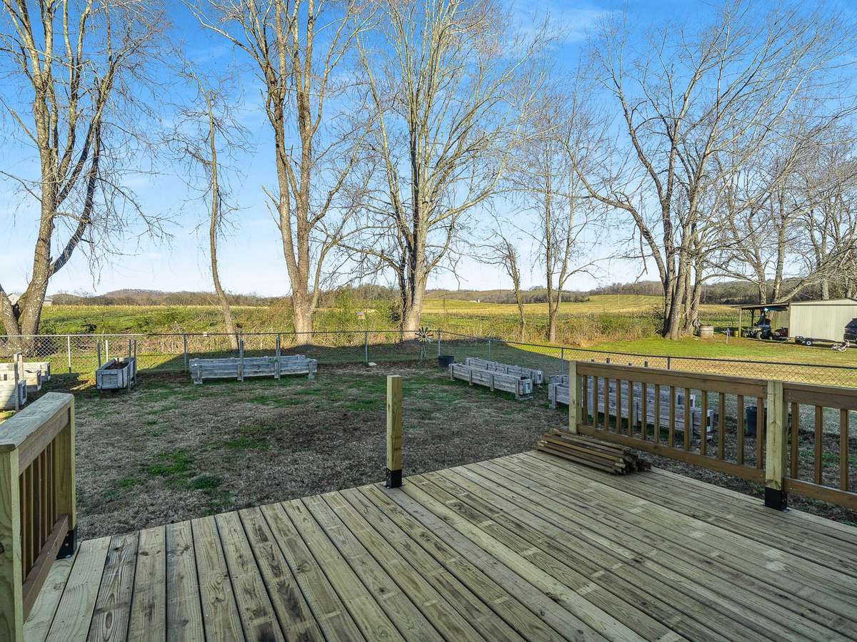 Deck railing will be completed