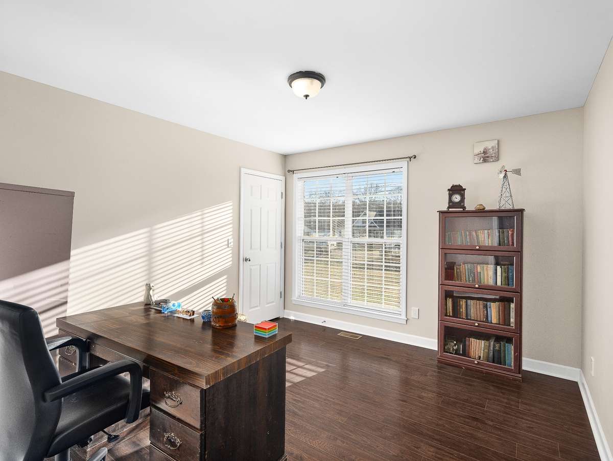 2nd bedroom with large windows