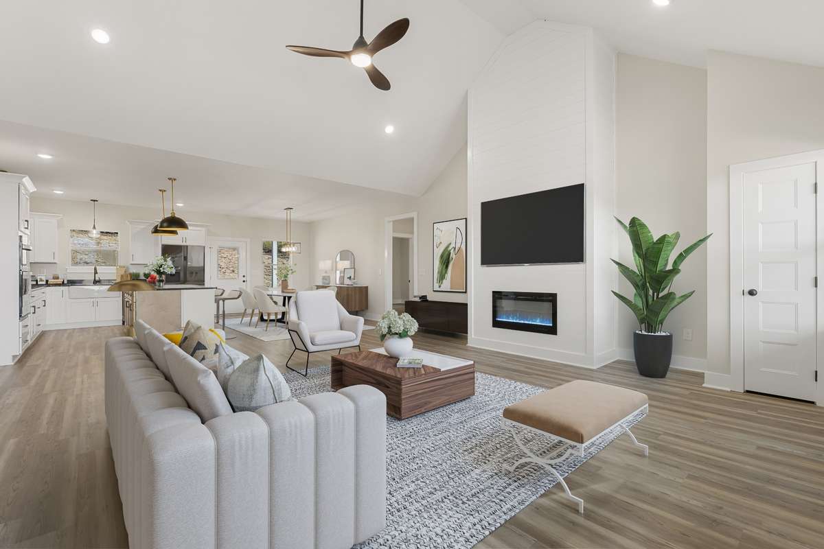 Virtual Staging Family Room