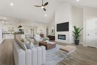 Virtual Staging Family Room