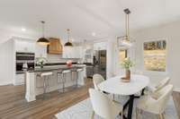 Virtual Staging Kitchen/Dining