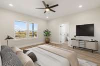 Virtual Staging Primary Suite