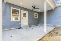 Covered Back Porch