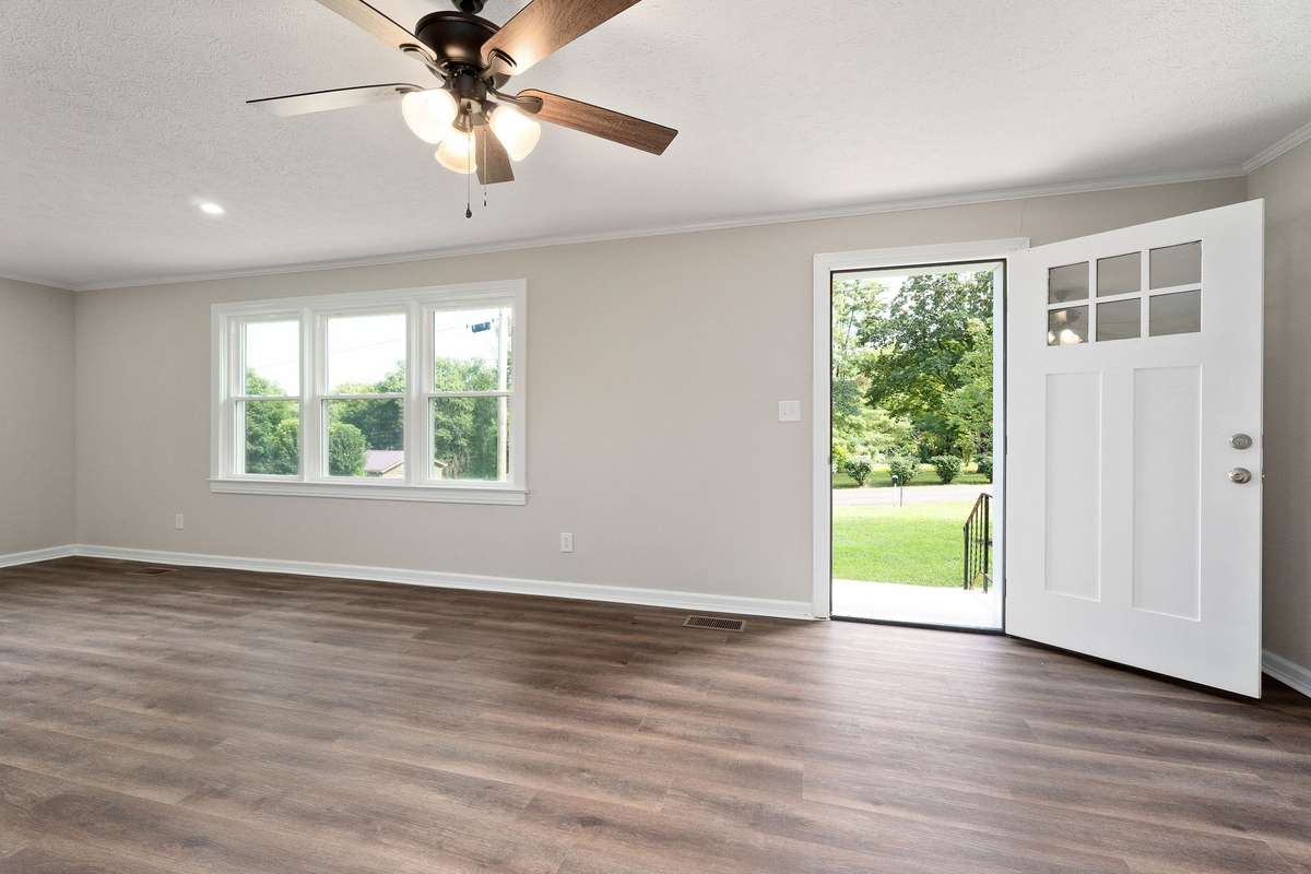The front entrance into the home.