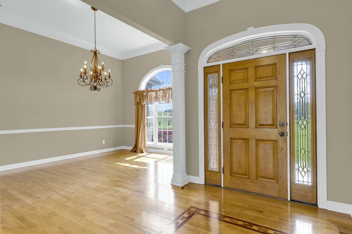Foyer and Formal Dining (without furniture)