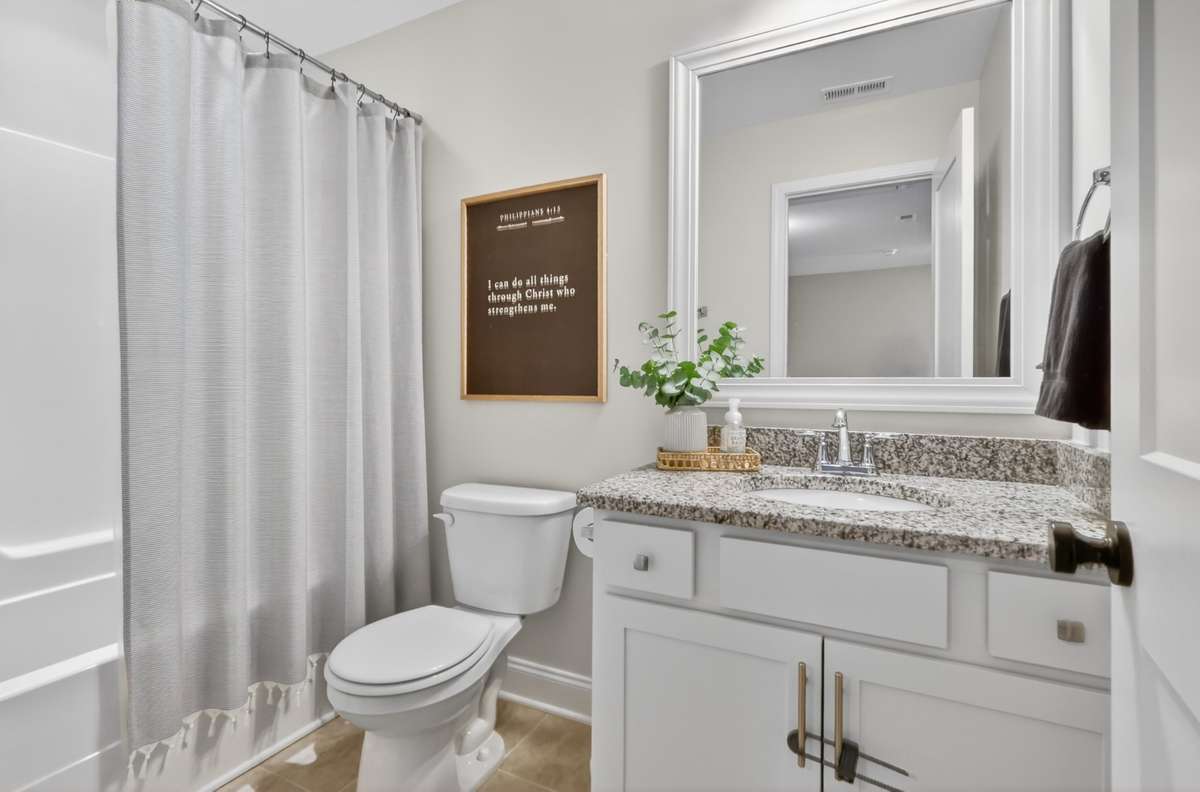 Full bathroom on 2nd level