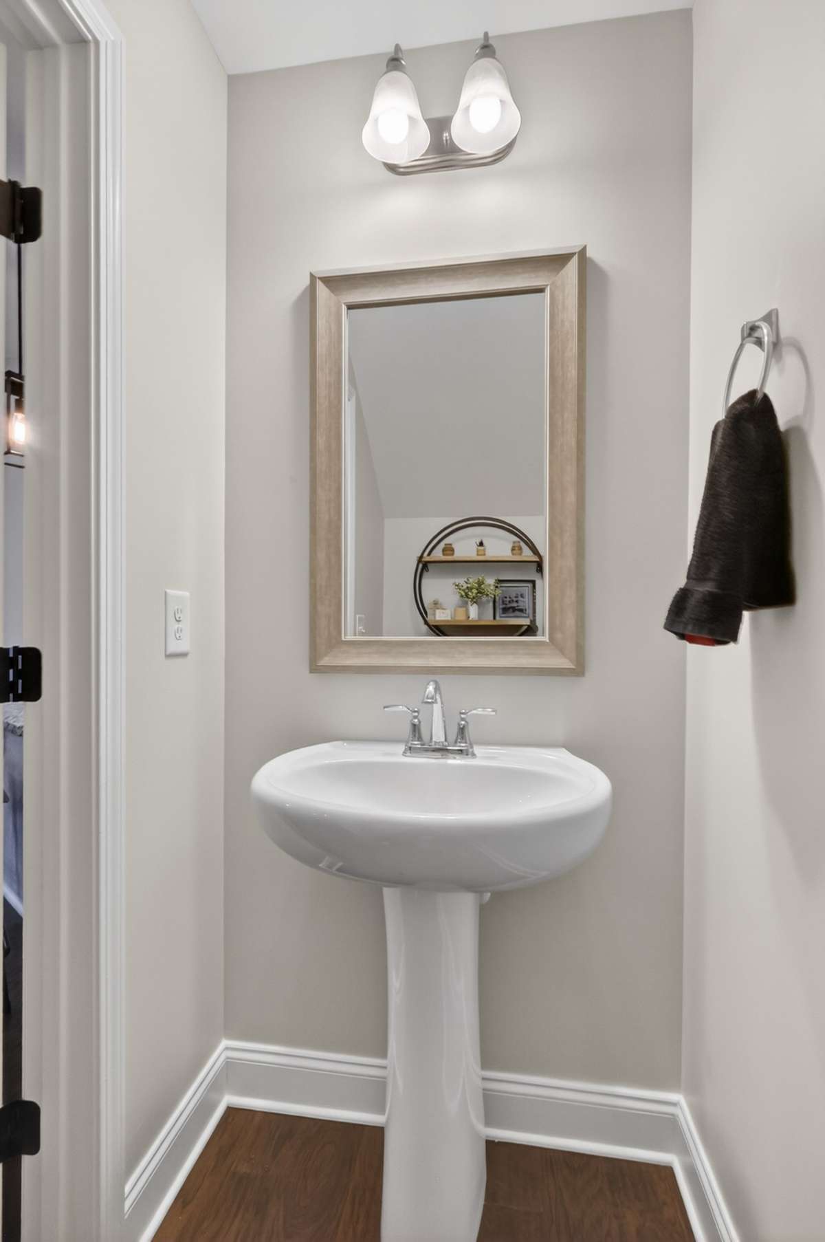 Guest 1/2 bath on primary level