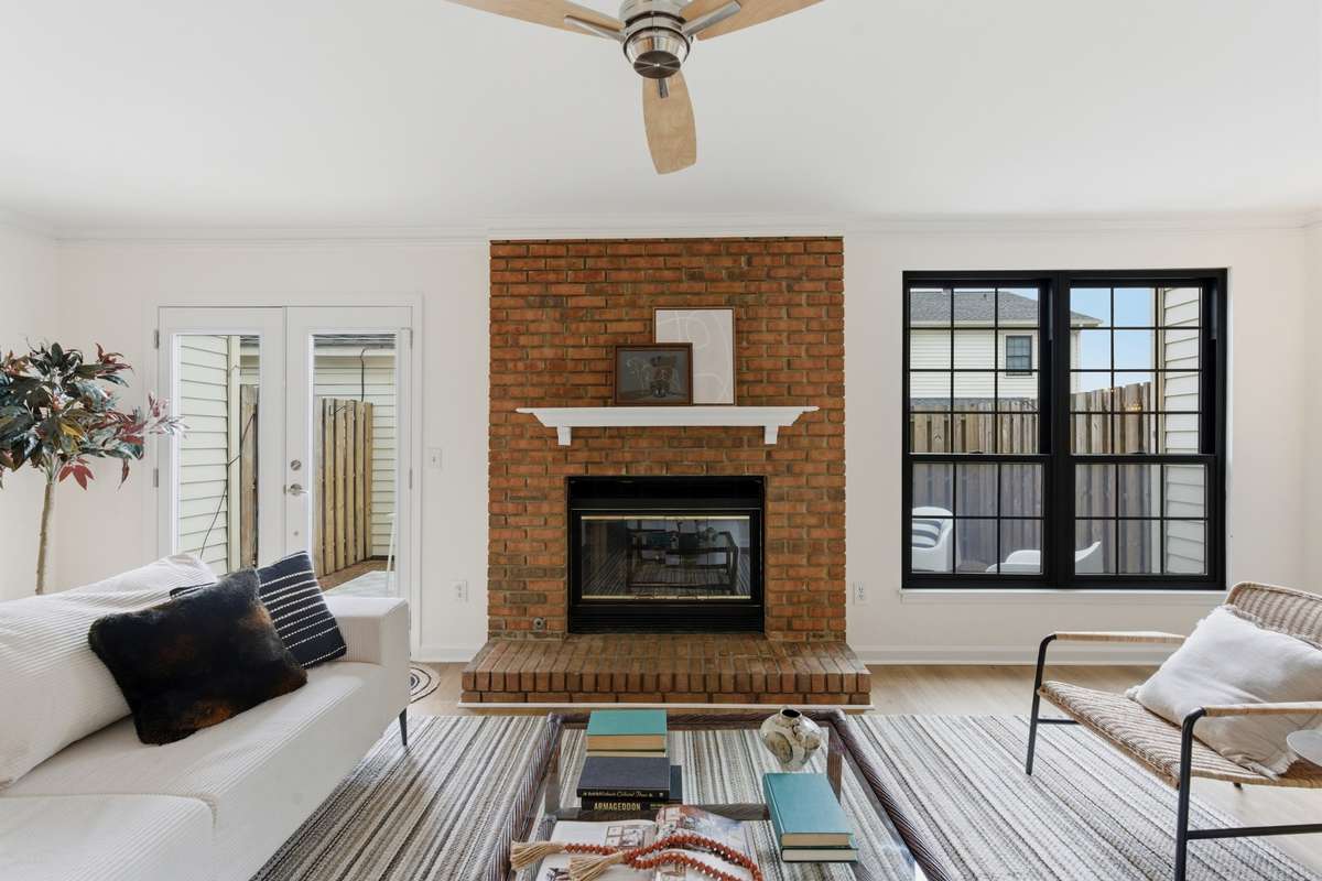 Lots of natural light through your new windows and patio doors!