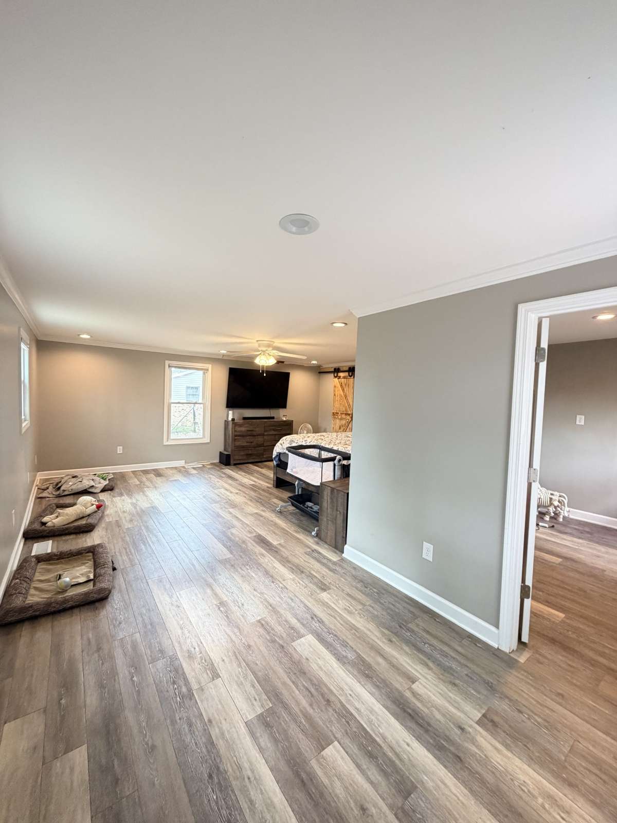 Flex room currently used as main bedroom