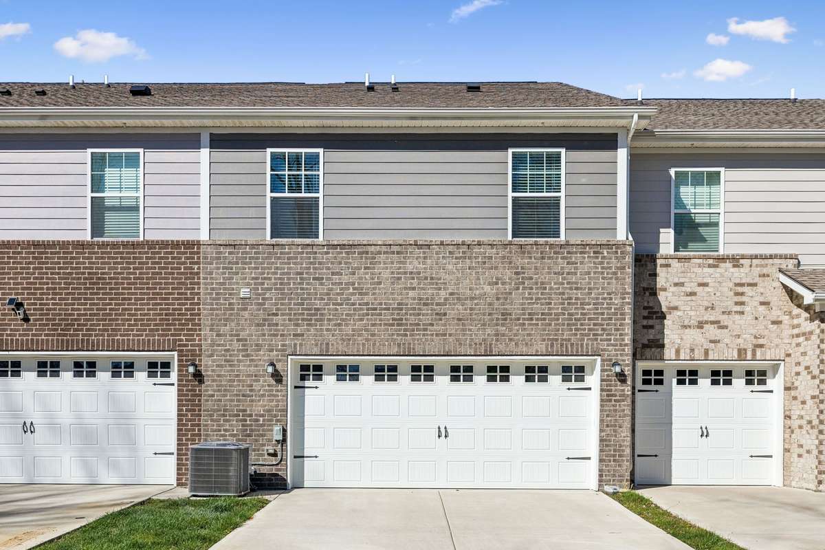 Two car Garage at the back of the home