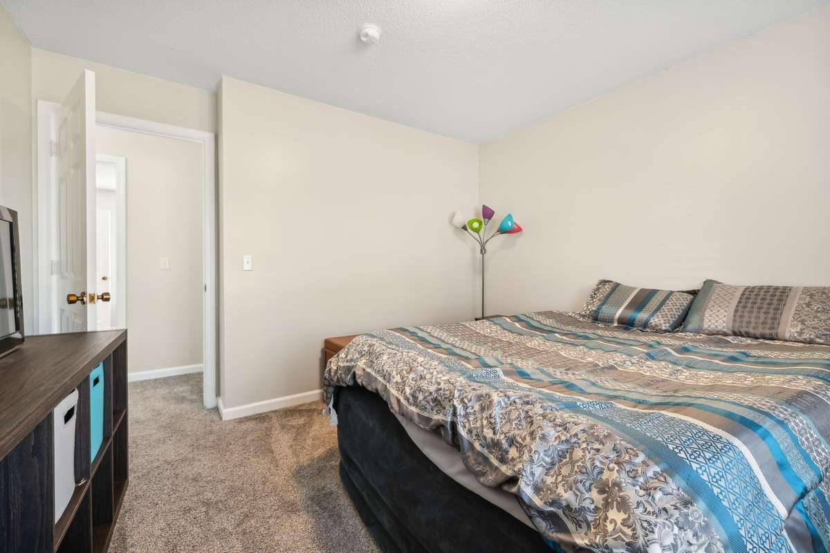 Bright additional bedroom. Perfect for guests, kids, or home office use.