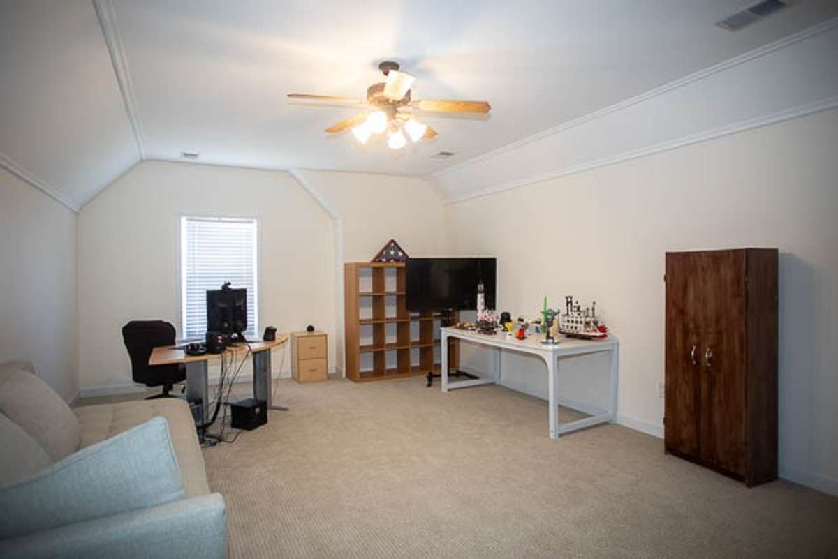Bonus room over the garage