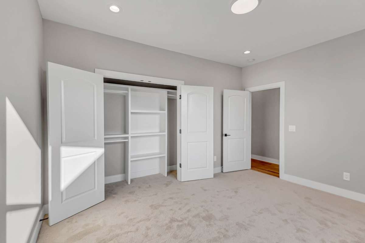 Even the secondary bedrooms have custom closets!