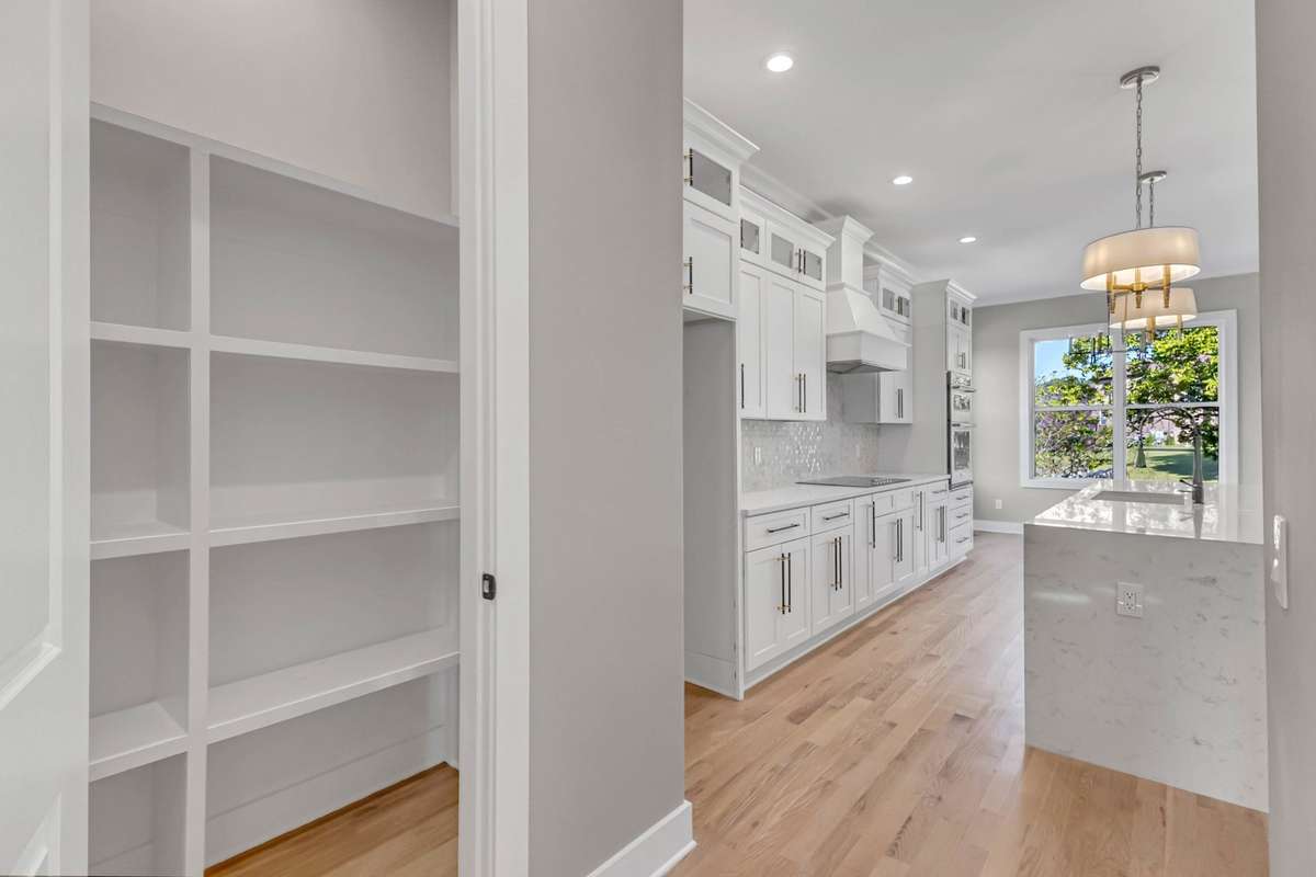 HUGE pantry between the kitchen and dining room