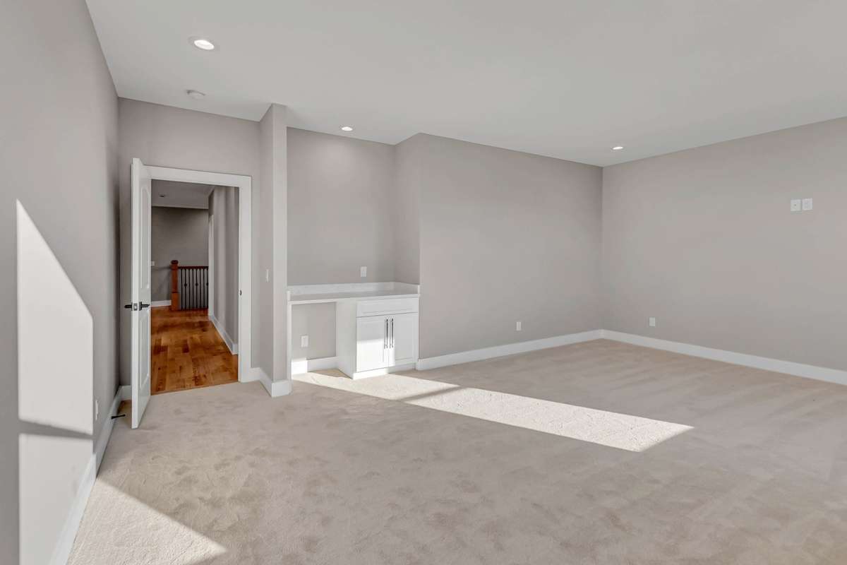 And a separate upstairs bonus area upstairs-perfect for a playroom or home theater!