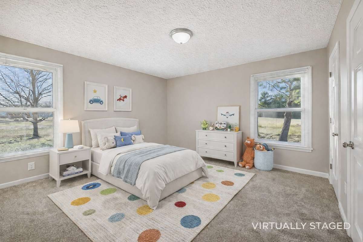 Child's playful bedroom...
