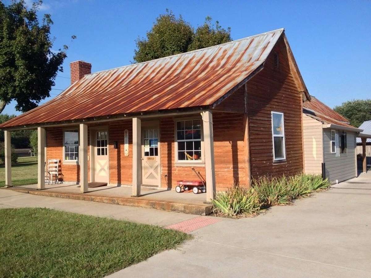 Front of commercial coffee shop building
