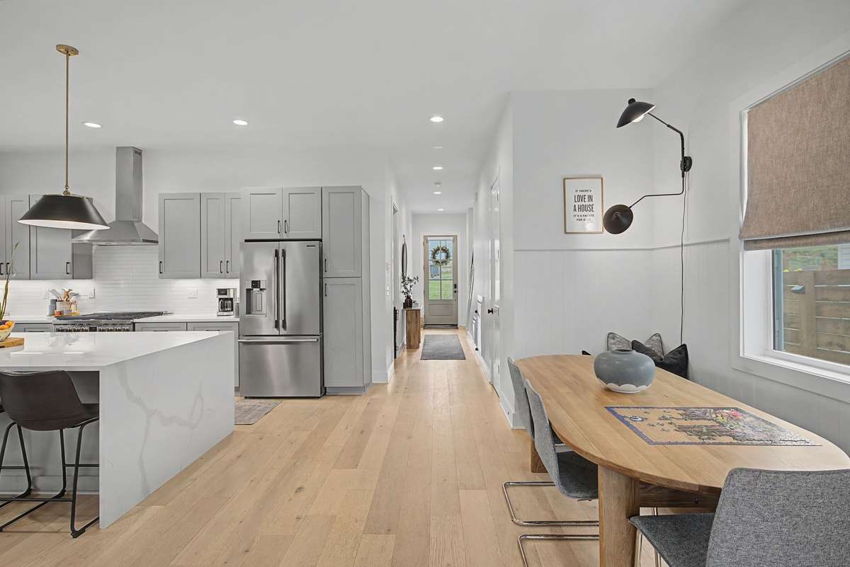 Beautiful Light-Toned Flooring Throughout--Completely Carpet-Free