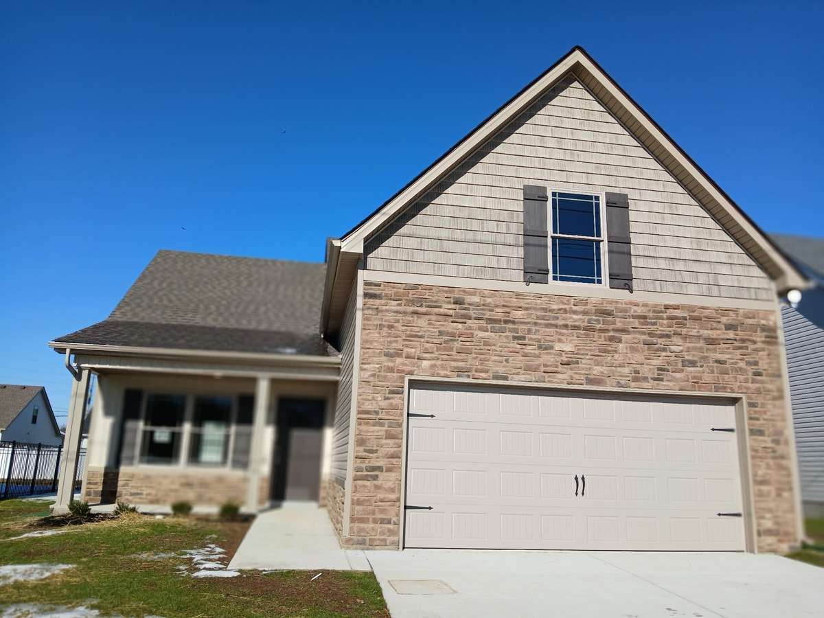 Welcome Home to this Beautiful New Home with Covered Front Porch and 2 Car Garage.
Picture of Previous House.