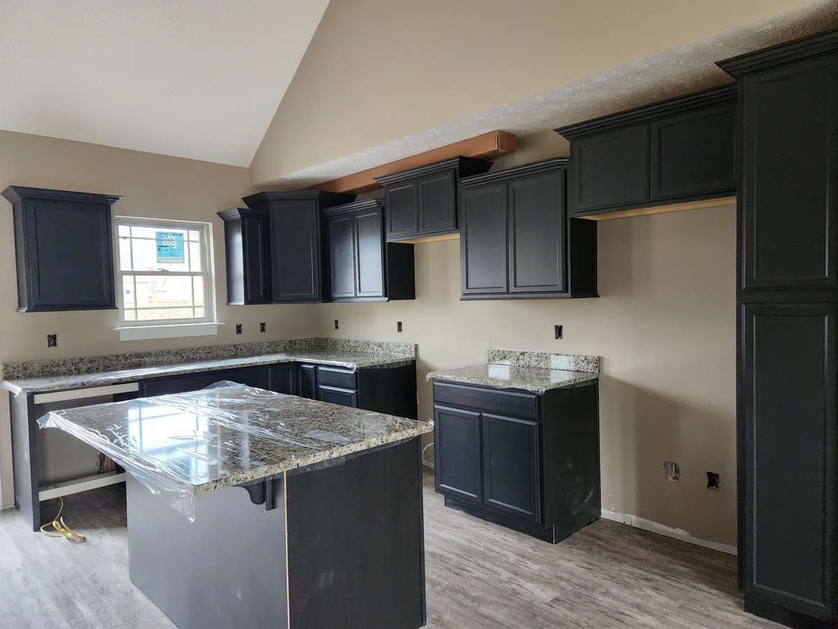 Another View of the very Large Living Room with Double Windows for Natural Light. 
Picture of Previous House.