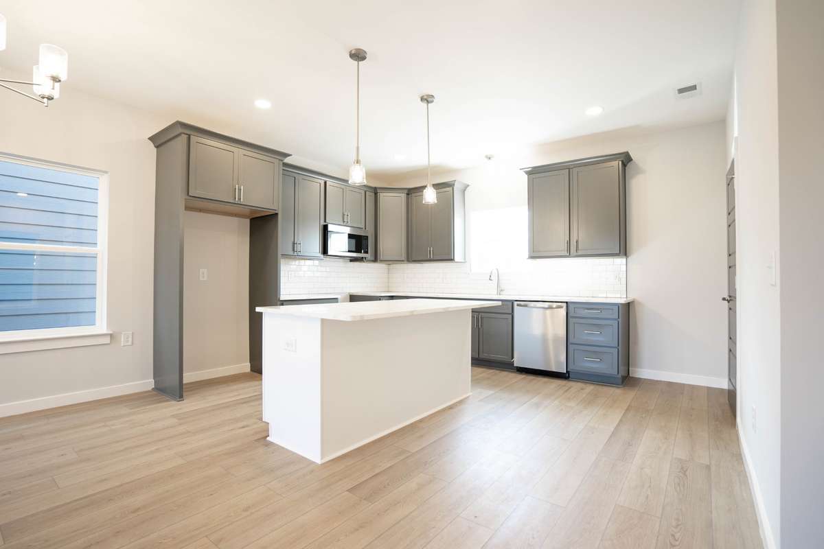 Large open kitchen