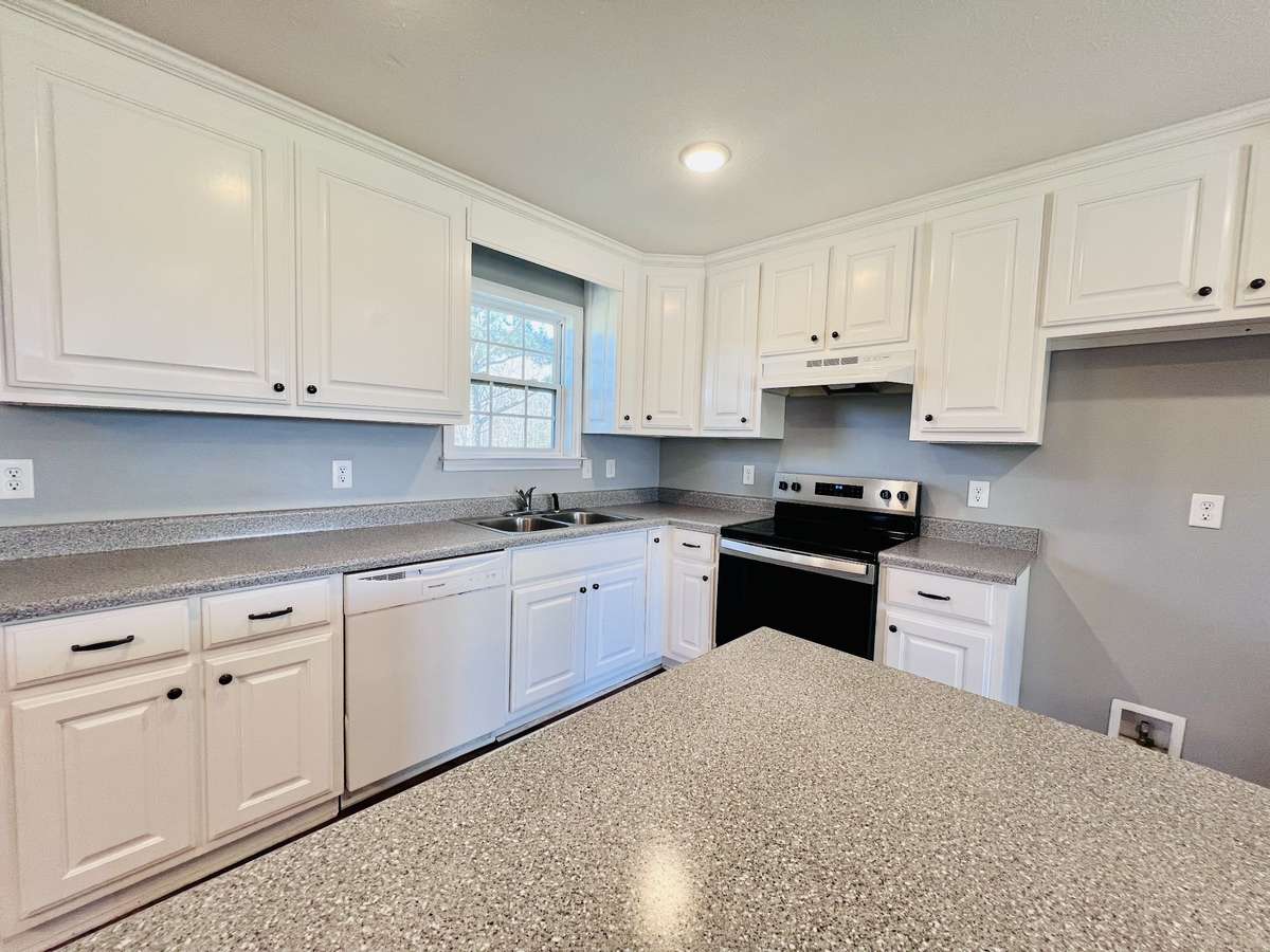 Bright, light cabinetry