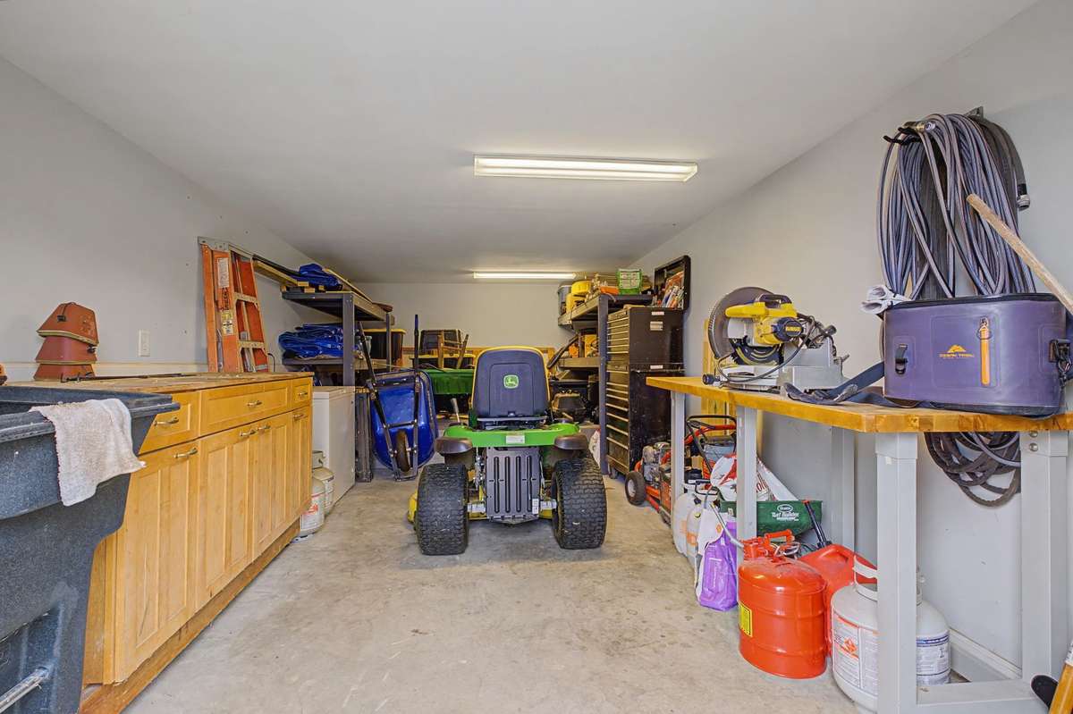 This home has great basement storage.