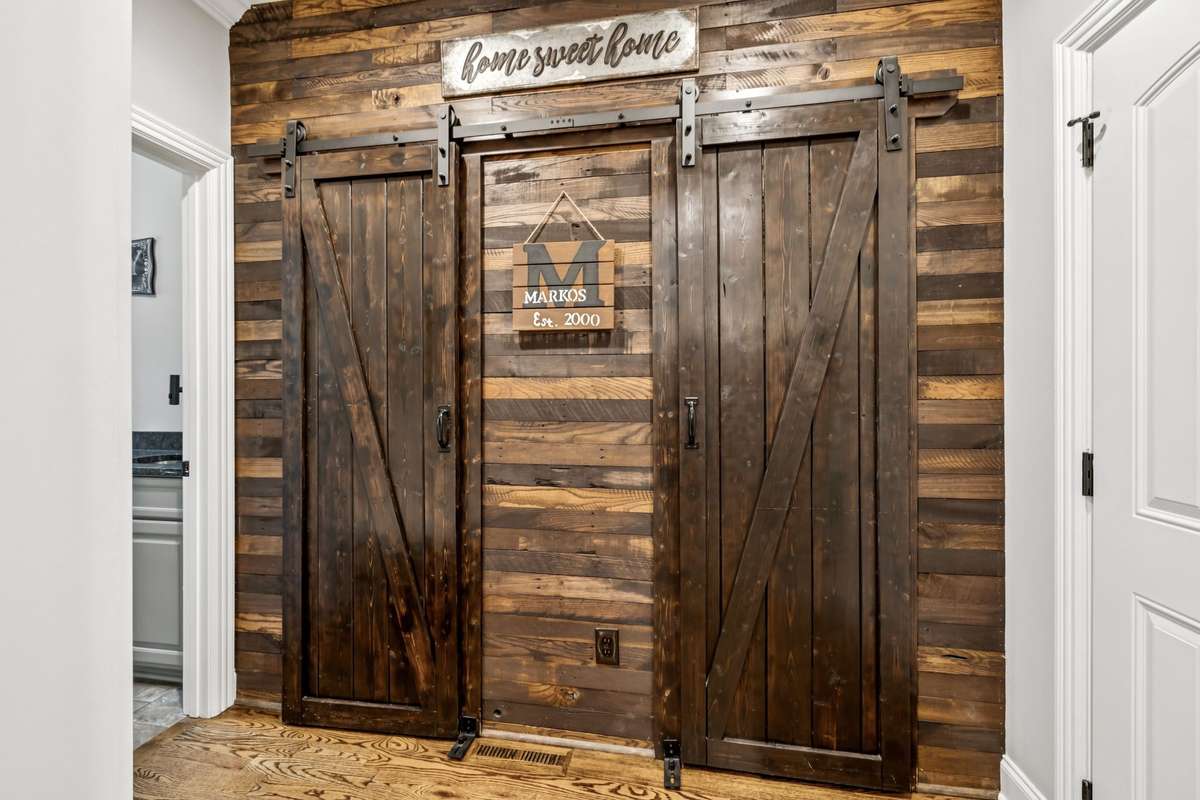 Sliding door pantry