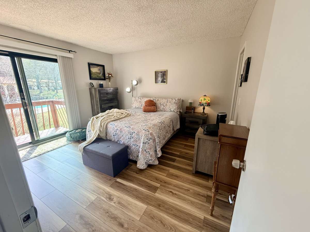 Bedroom 1 with massive walk in closet