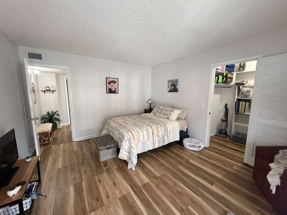 Another View of Bedroom 2 upstairs with large walk in closet