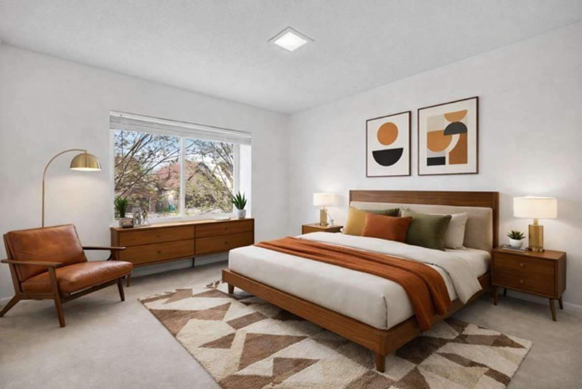 Virtual staged bedroom #2