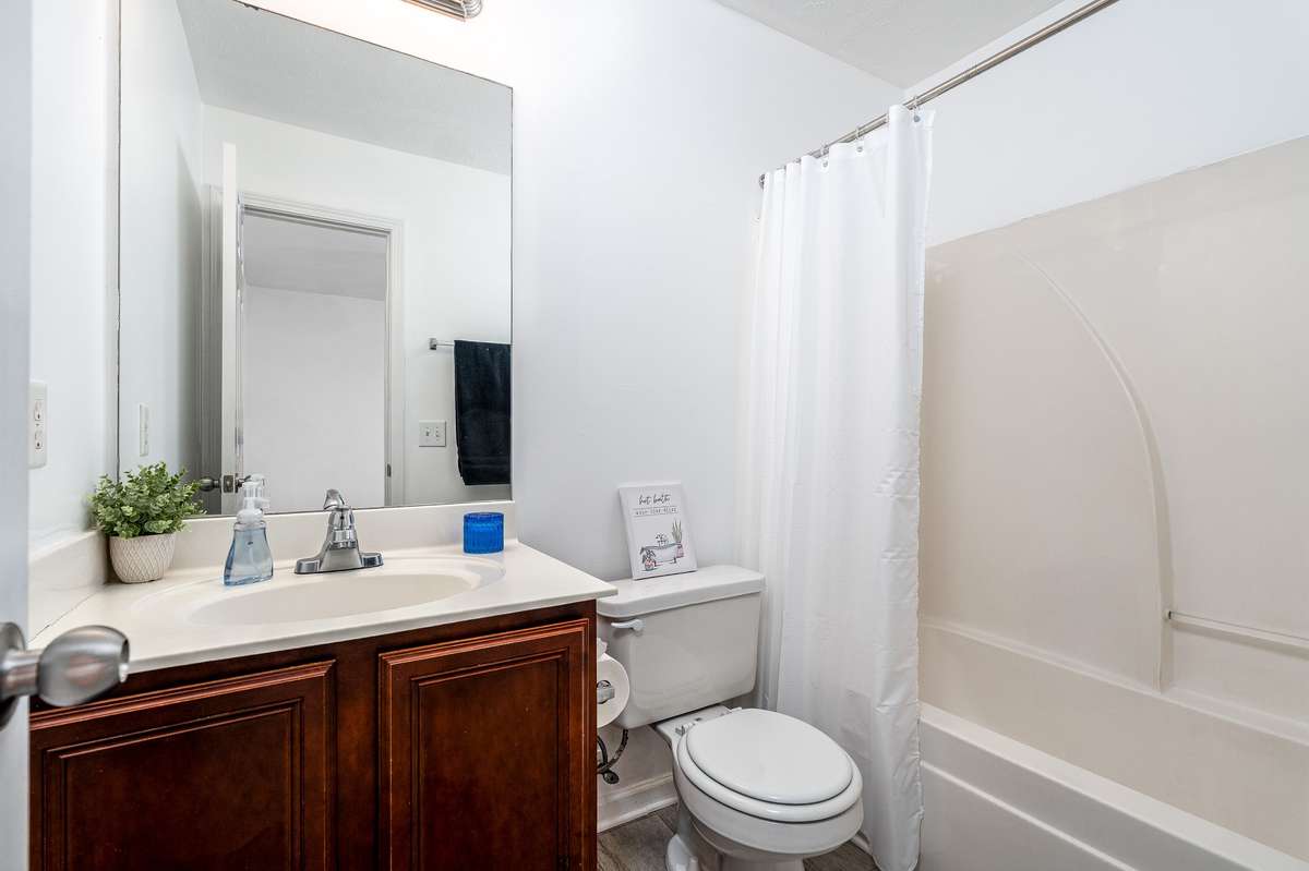 Convenient full Bath off the Secondary Bedroom