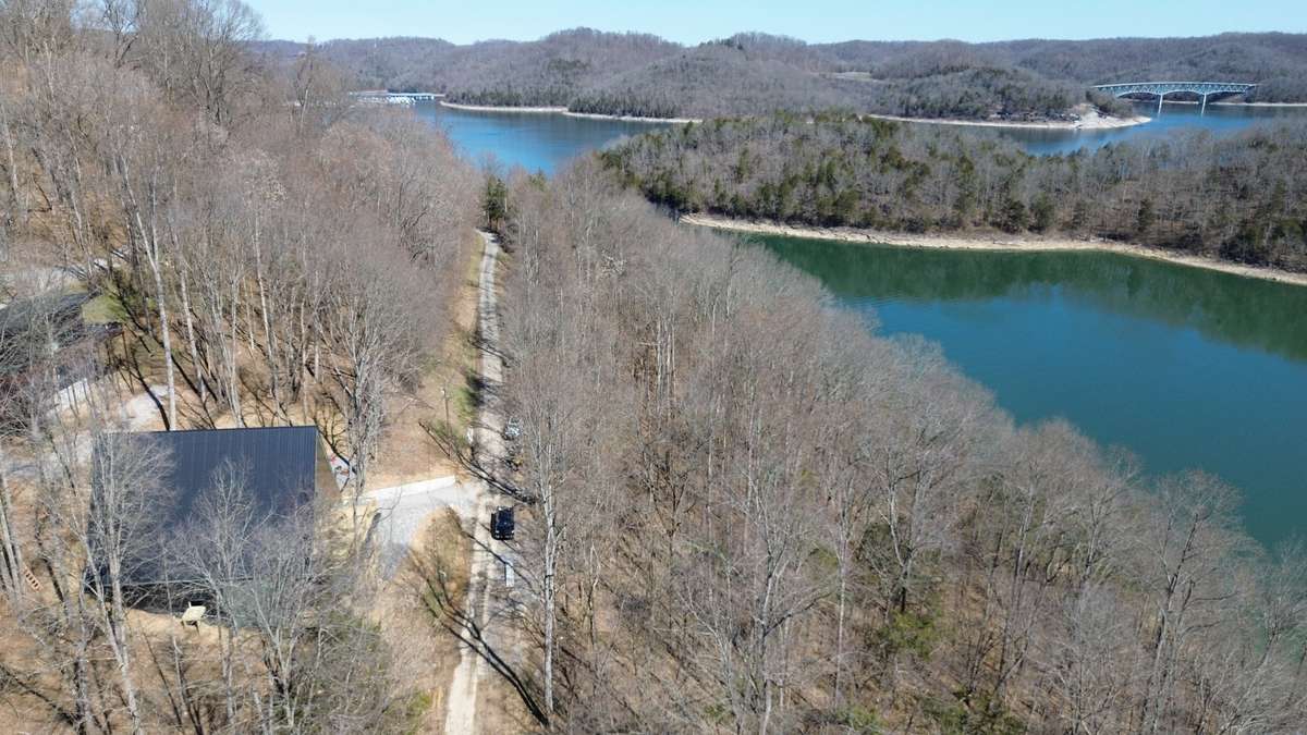 Arial view with Hurricane Bridge(right) and Hurricane Marina (left)