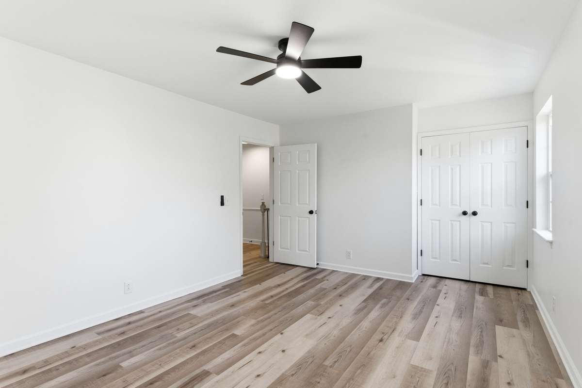 Generous closet in Bedroom #1.
