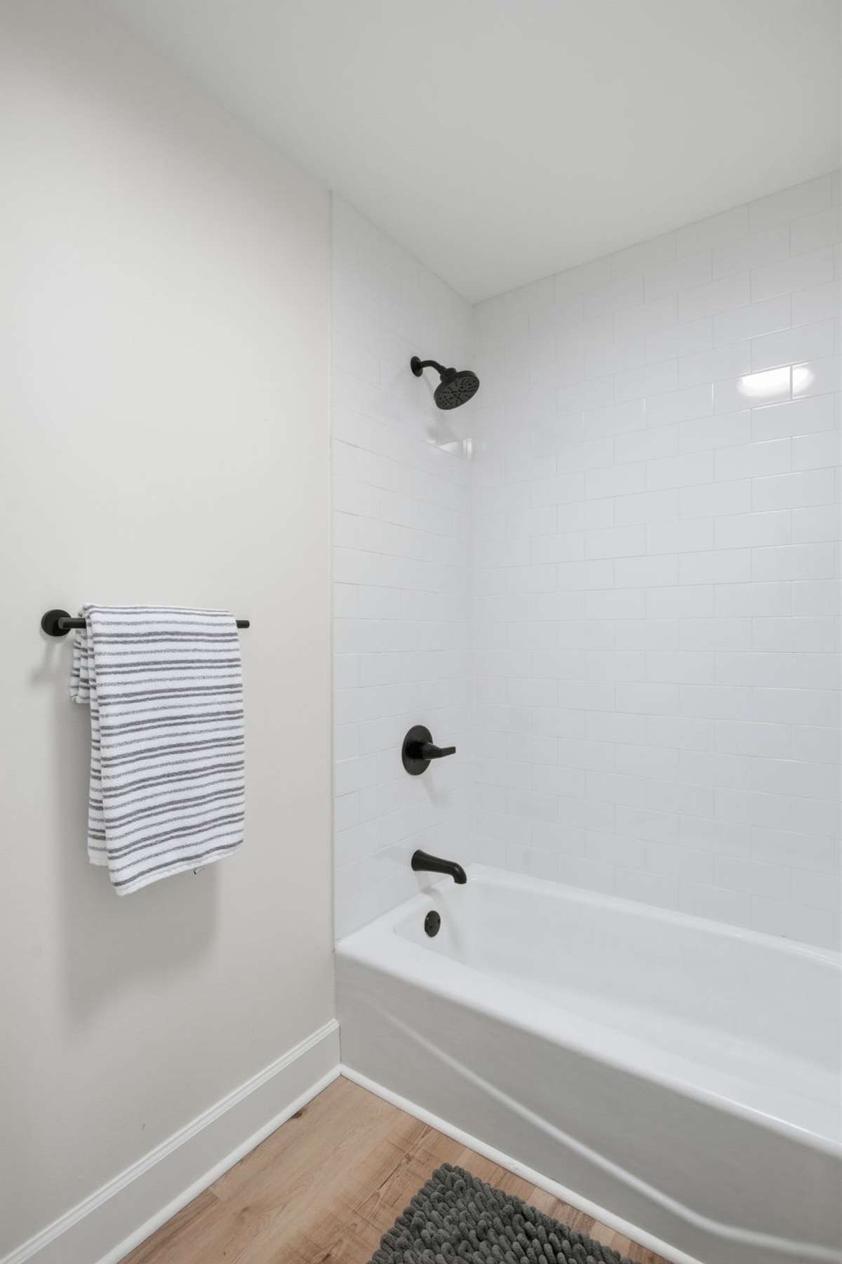 Primary bathroom shower.