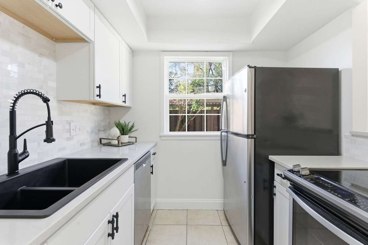 Updated kitchen area.