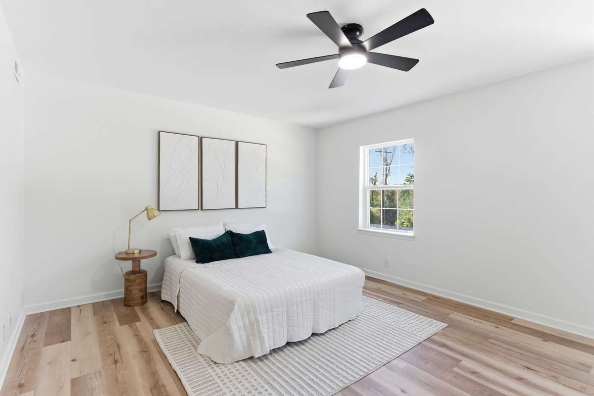 Primary Suite upstairs to your right.