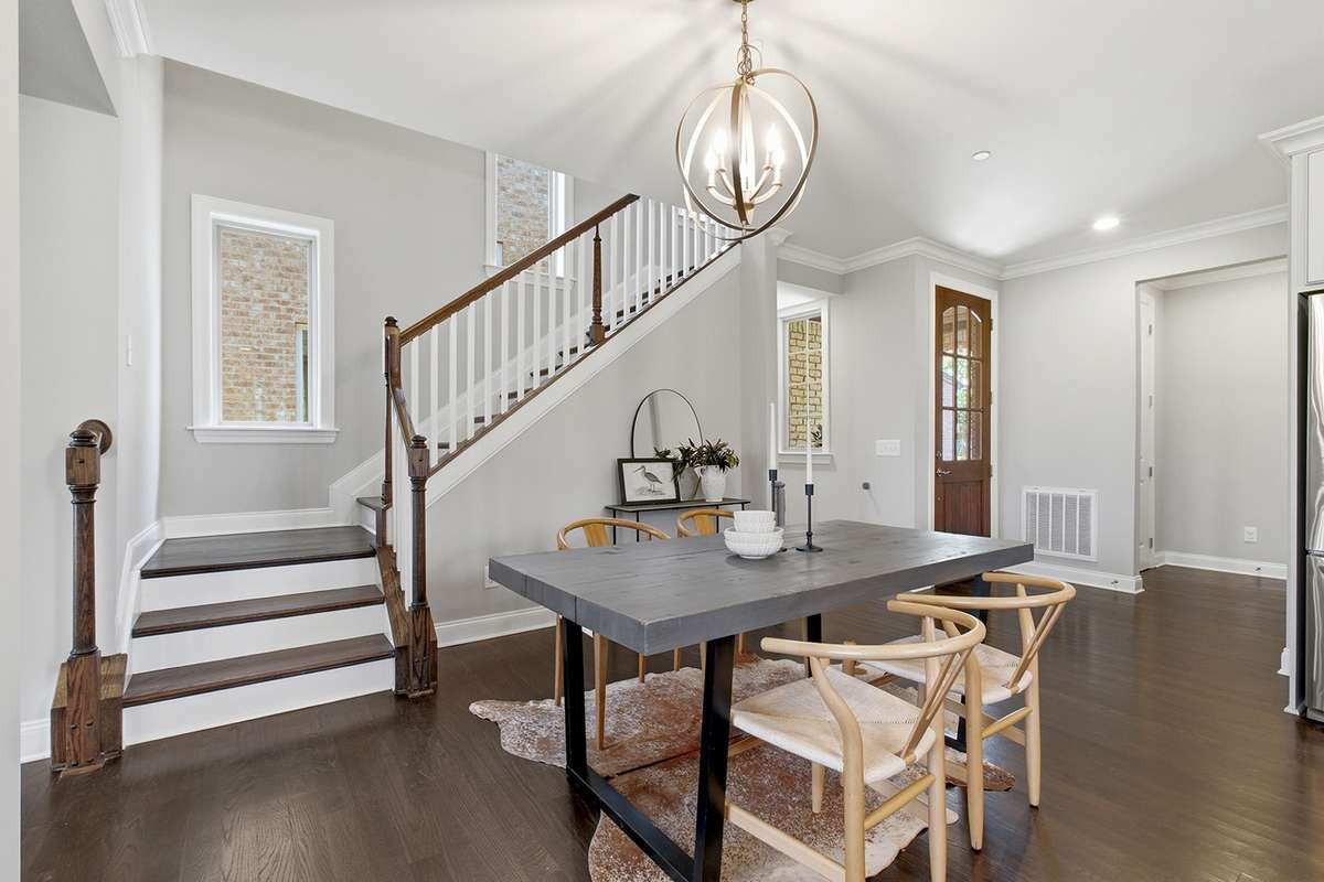 Welcome home! Hardwood floors + recessed lighting throughout