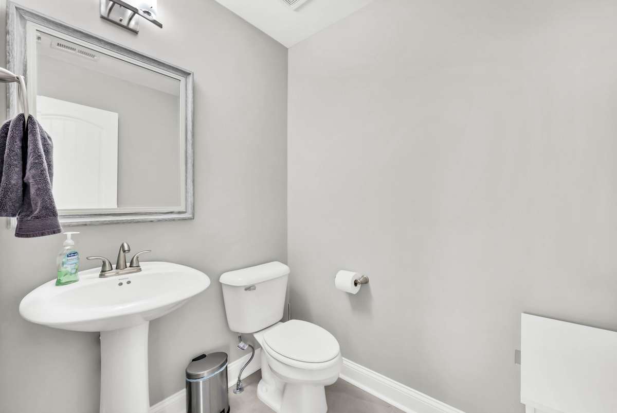 Half Bath In Rec Room