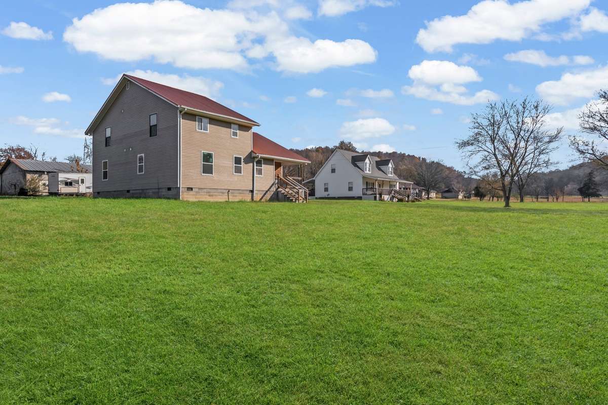 Large front yard
