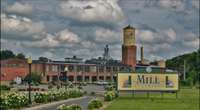 The old Mill has been converted to a multi use space with shopping, eating, & event space