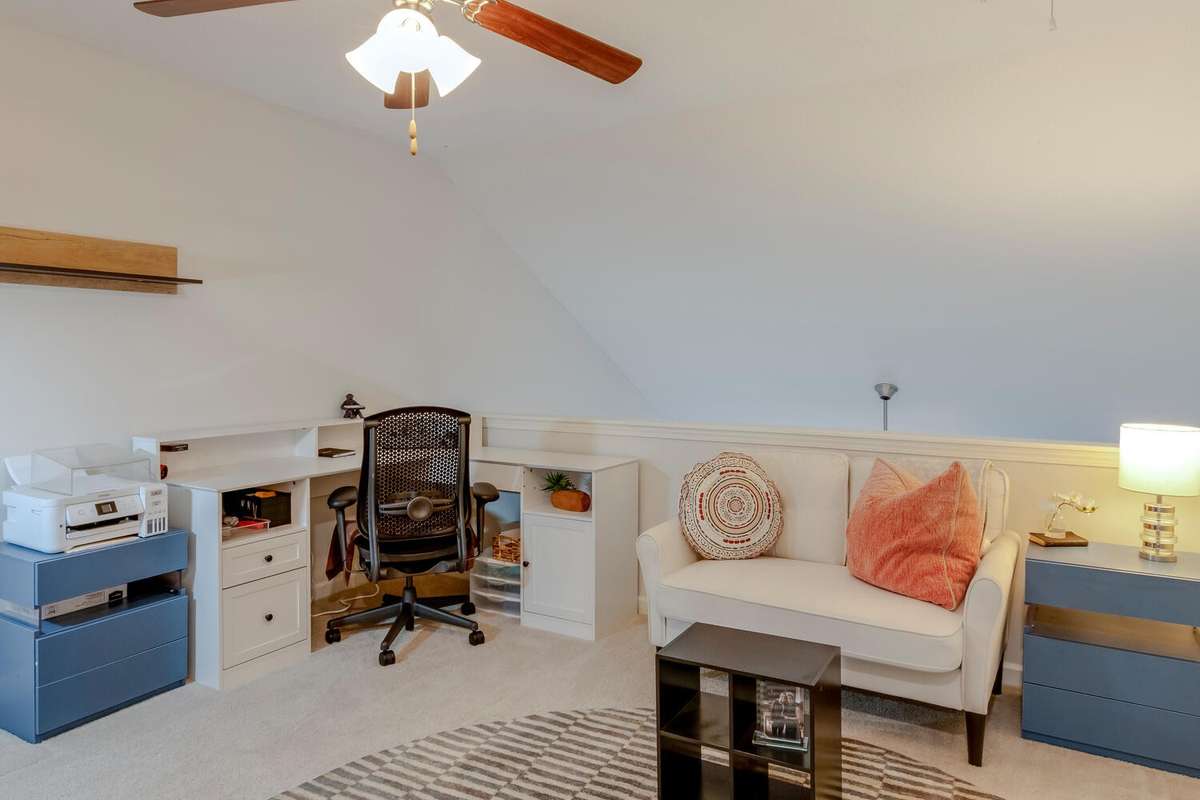 They have used the loft as a home office, and it worked out great. It could also be a great bonus room.