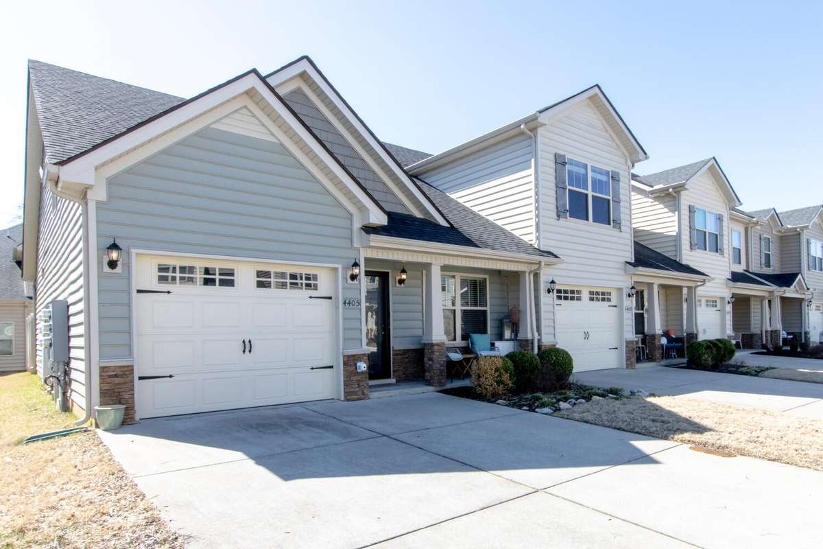 You have an end unit with a garage!