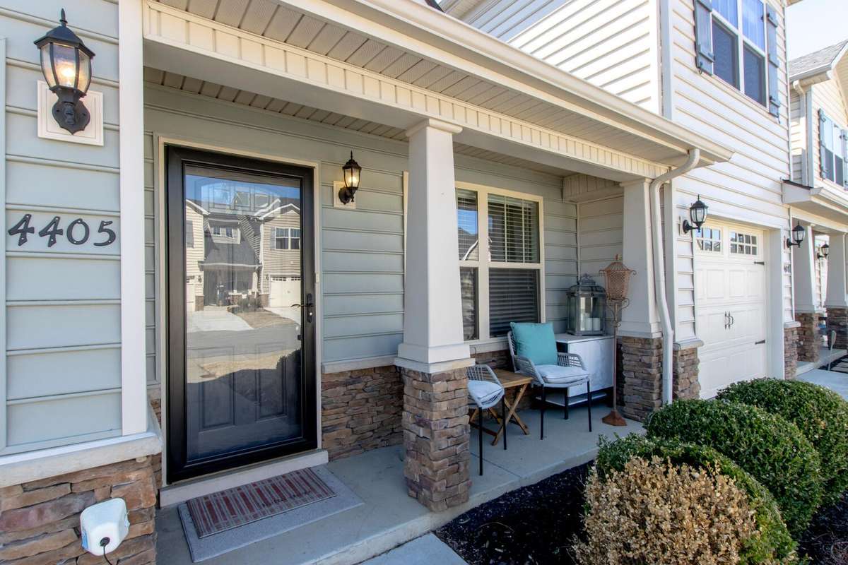 Do you notice the storm door? Nice touch!