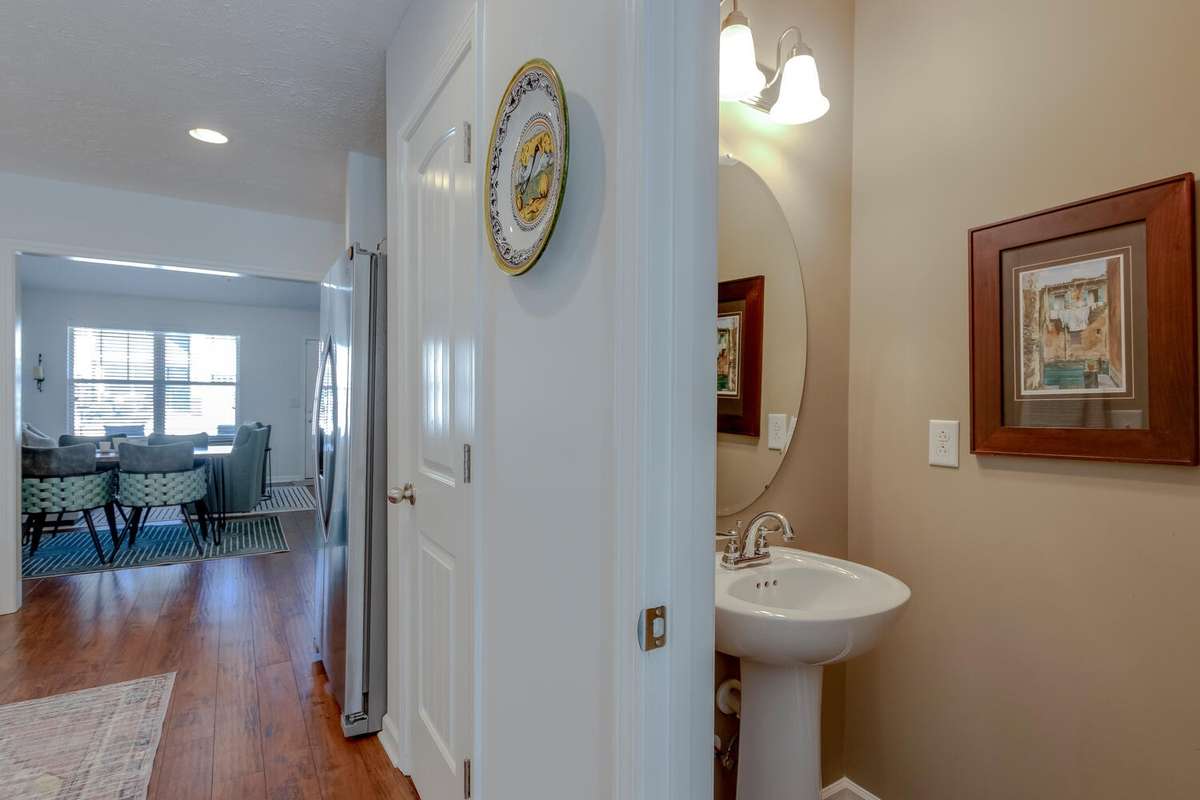 Having a half bath is essential to hosting guests.