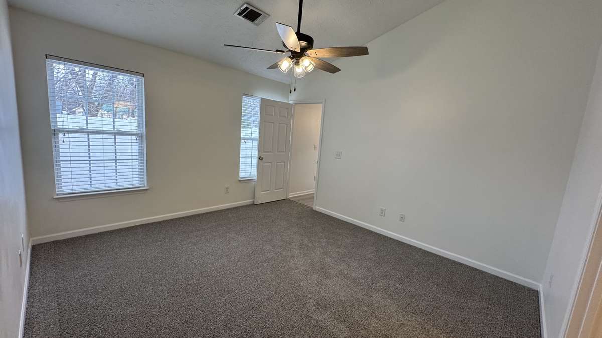 Primary Bedroom has 2 windows