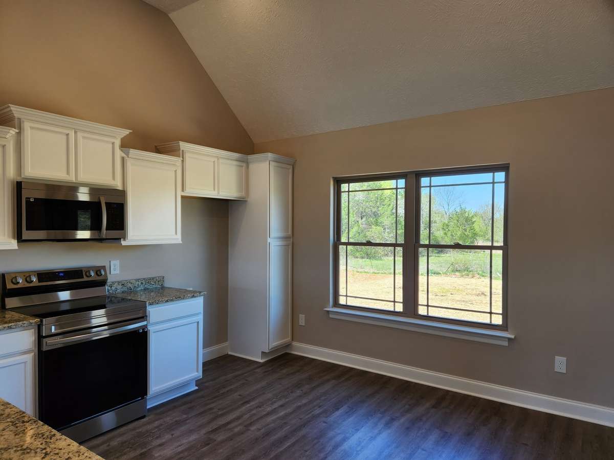 House will feature Stainless Smooth Top Stove, Dishwasher and Microwave. Picture of Similar House.