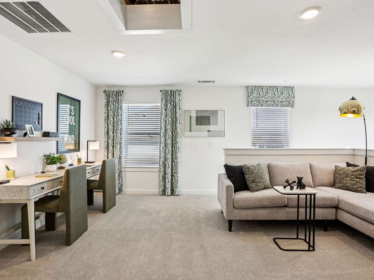 Photo is not of the actual home, but is an inspirational photo of builder’s model home and may depict options, furnishings, and/or decorator features that are not included